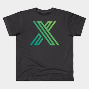 X - abstract letter Kids T-Shirt